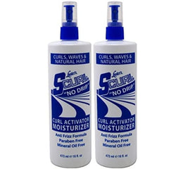 Luster's S-Curl Activator Hidratante, fondo de botella, mantiene humedad y encrespamiento bajo control.