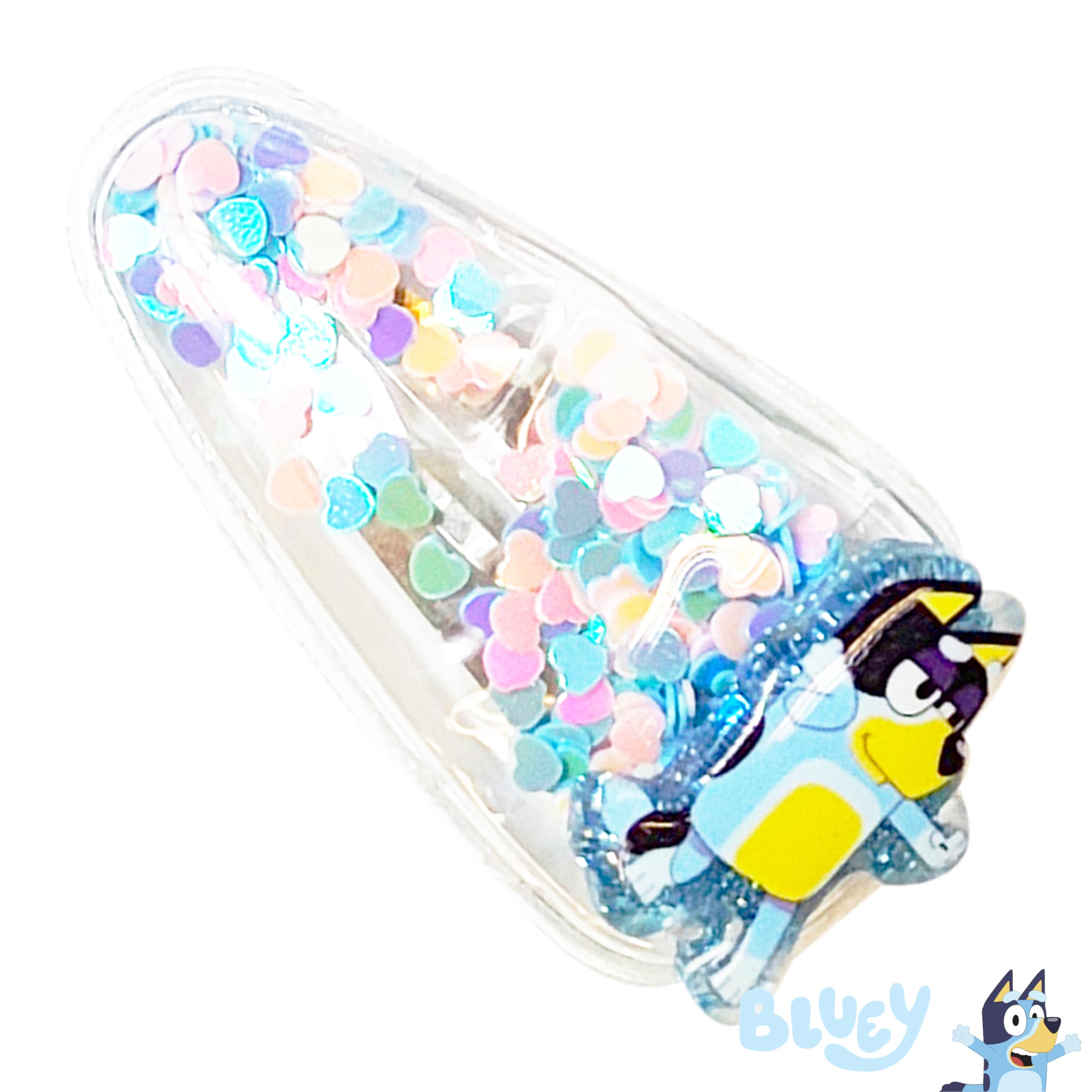 Coleteros LUV HER Bluey con charms Bluey para peinados diarios