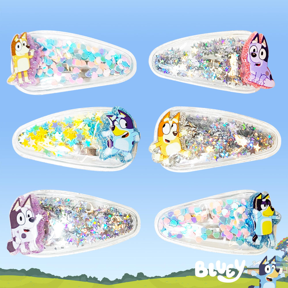 Coleteros LUV HER Bluey para niñas con charms de Bluey