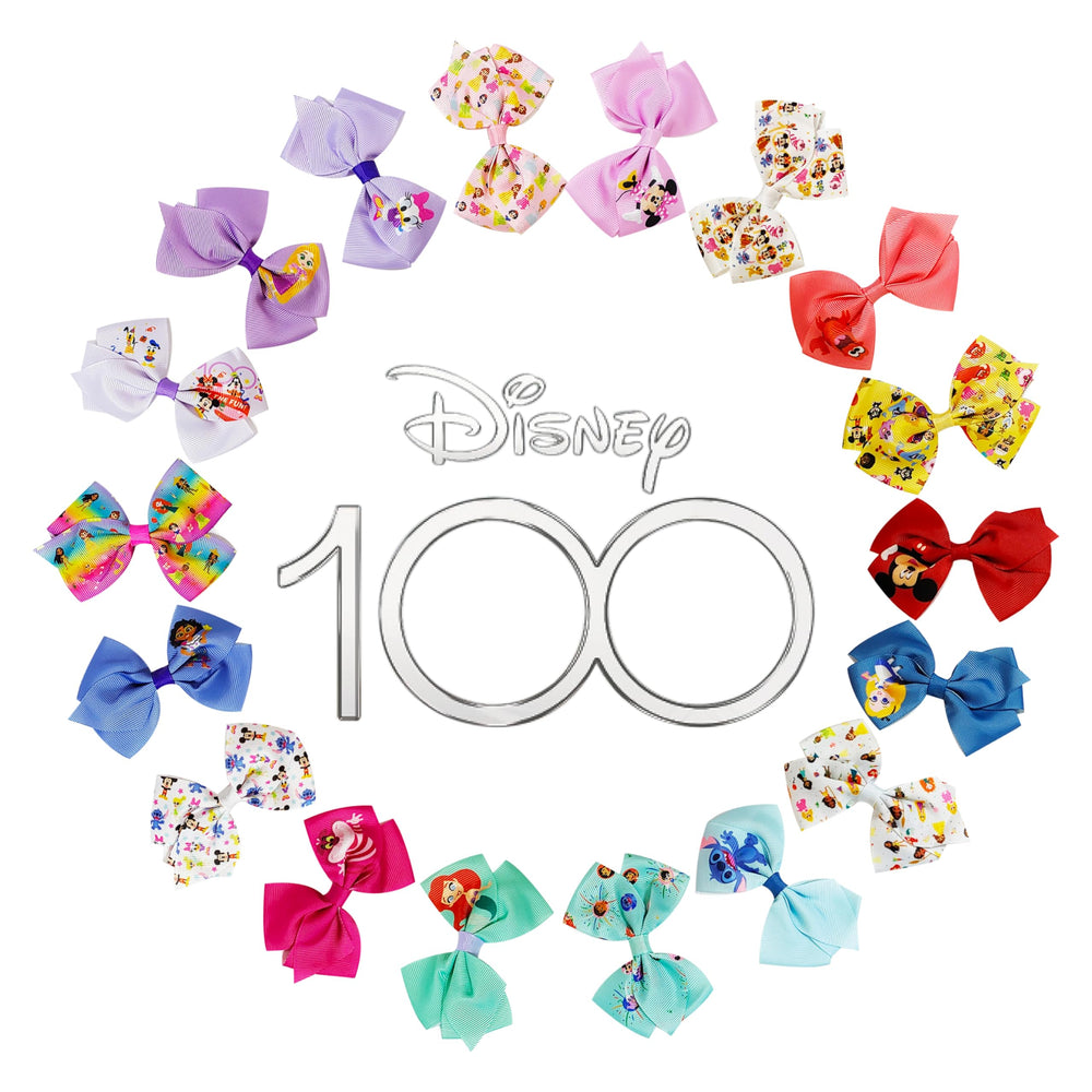 LUV HER Disney 100, horquillas-arco con personajes para peinados divertidos