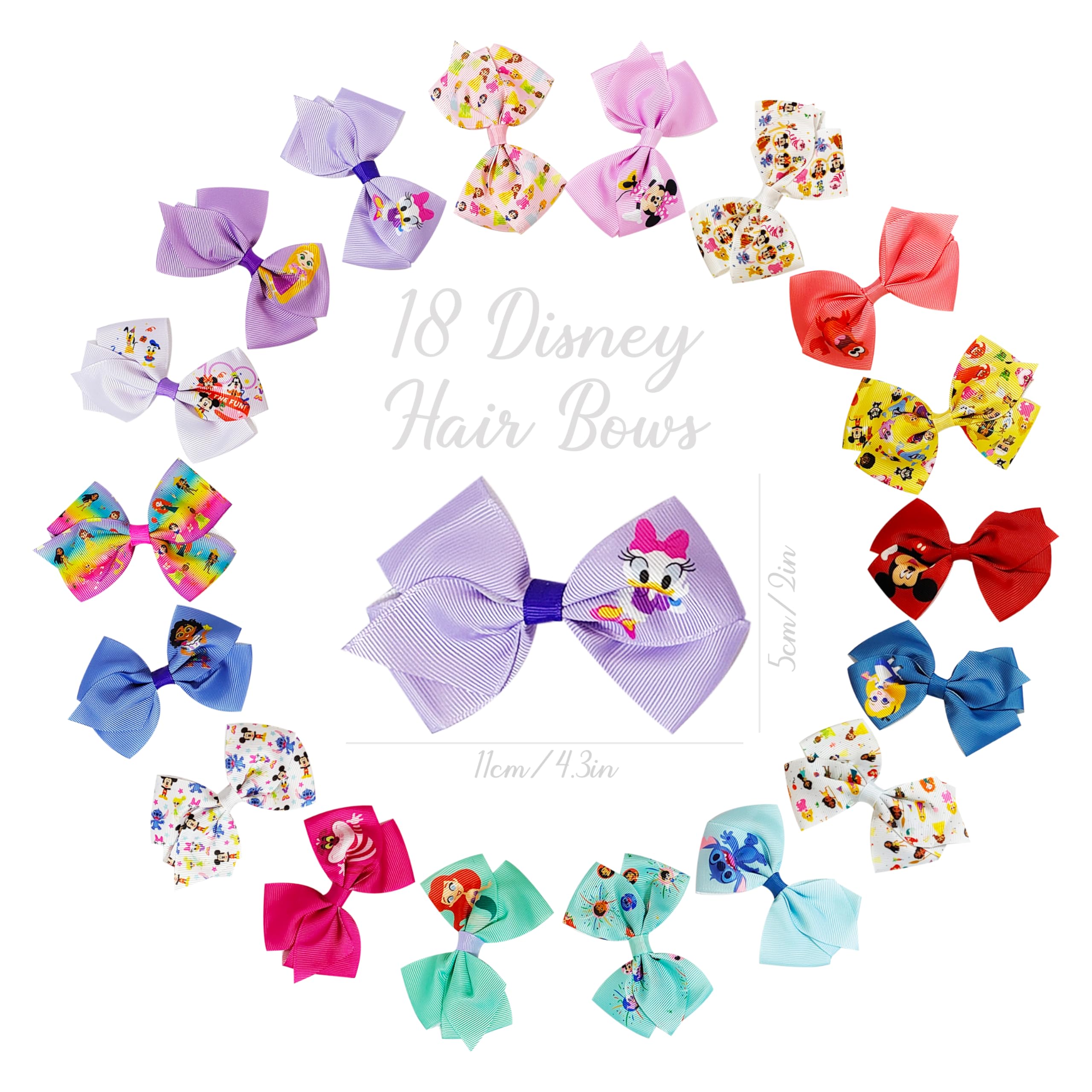 LUV HER Disney 100, horquillas-disney-colores para looks variados y coloridos