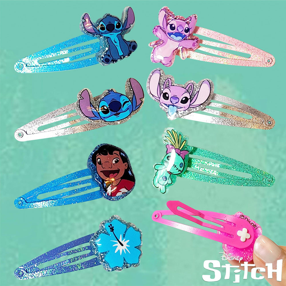 Pinzas de resorte coloridas para peinados escolares y de juego.