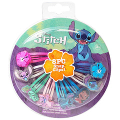 Pinzas para el cabello de LUV HER Disney Stitch coloridas y seguras para peinados diarios.