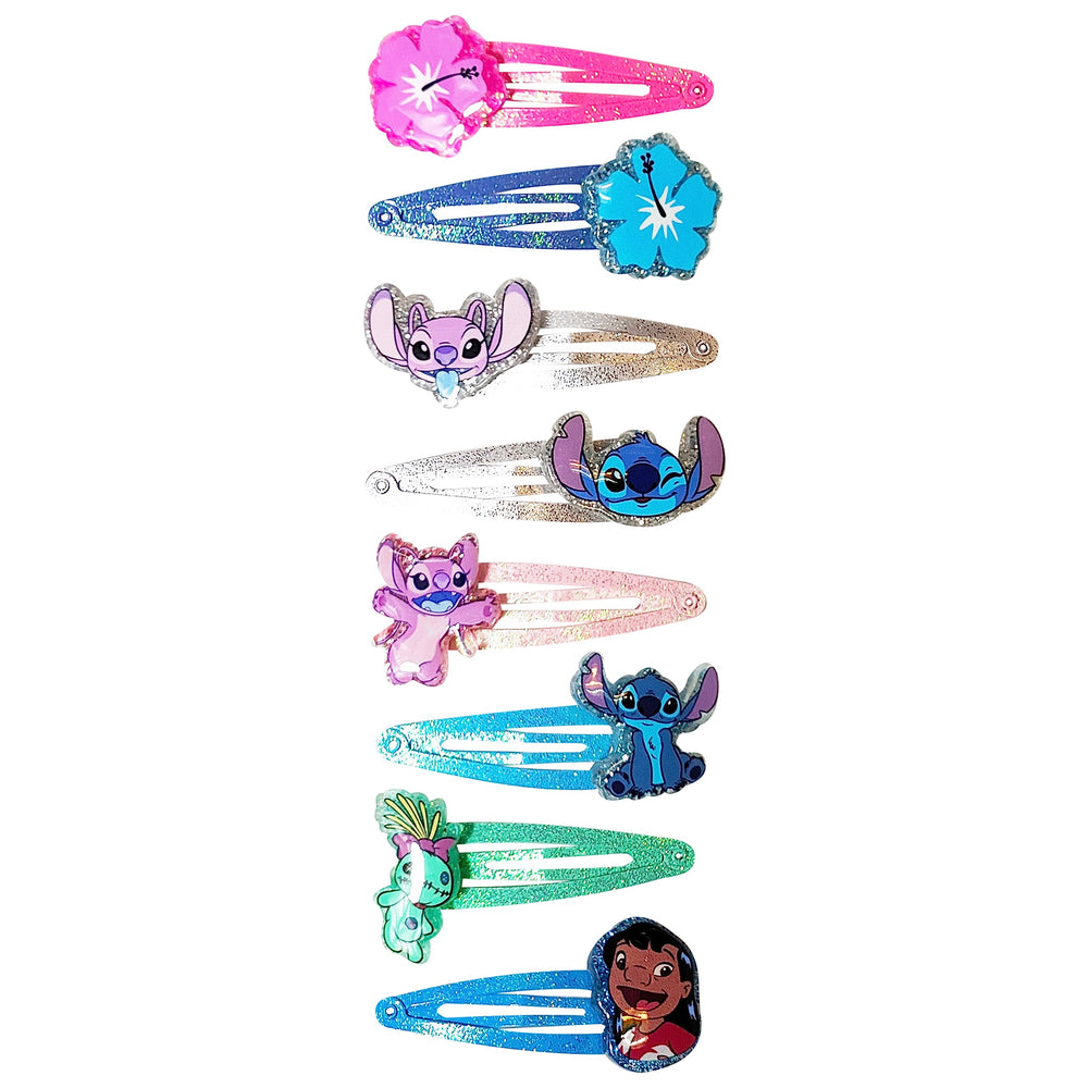Pinzas seguras para la piel de niñas, LUV HER Disney Stitch.