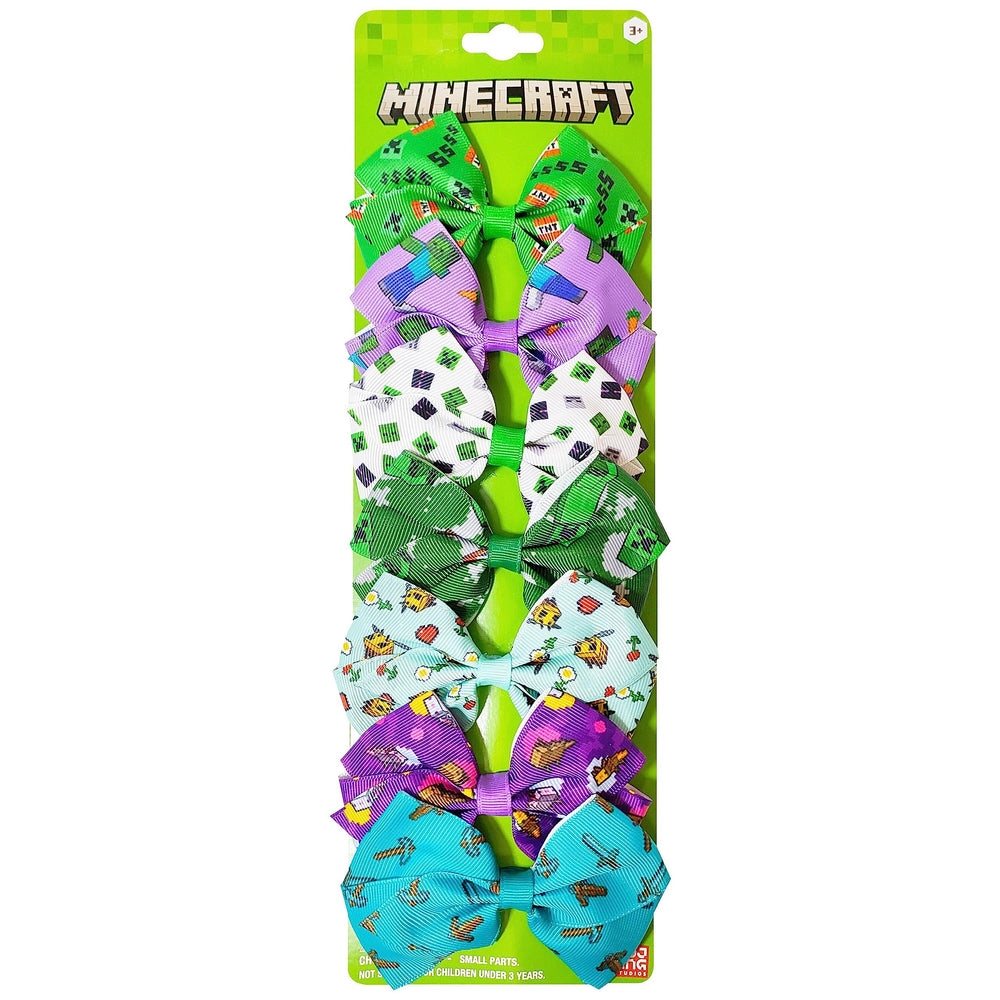 LUV HER Minecraft diademas para niñas, set de 7 piezas multicolor para peinados fáciles
