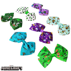 LUV HER Minecraft lazos para cabello, colores vivos, ideal para uso diario