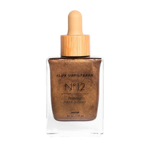 Lux Unfiltered Sunstruck gotas para rostro, aplicación suave para bronceado gradual.
