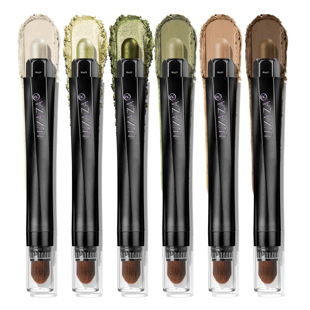 LUXAZA PRO FIREFLIES LIGHT, lápiz sombra crema verde metalizado para una mirada intensa.