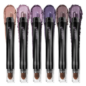 LUXAZA PRO lapiz sombra ojos purpura metalico, acabado duradero para delineado intenso.