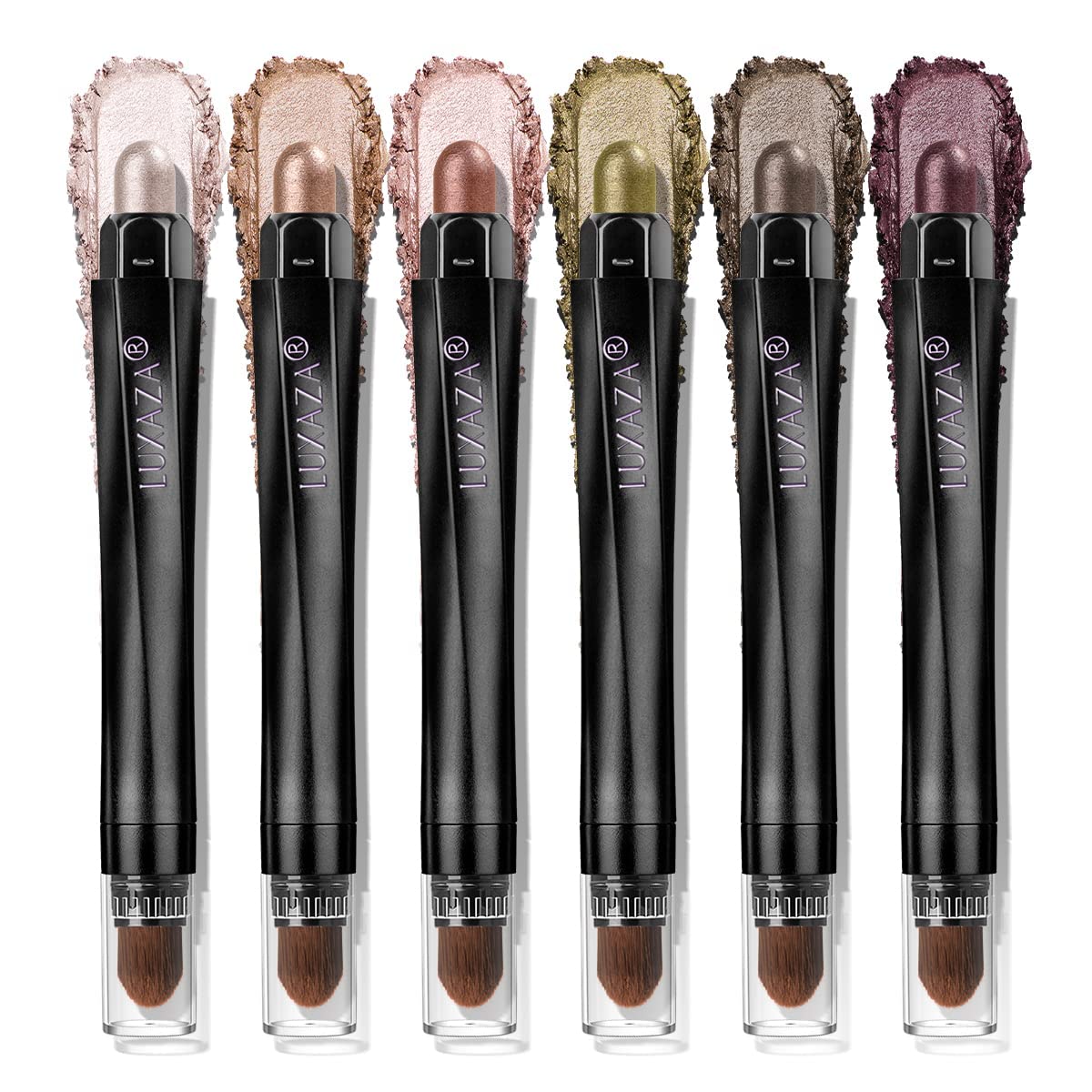 Luxaza Pro sombra lápiz brillo rosa Desierto Salvaje para definición rápida