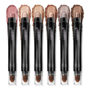Sombra neutral de LUXAZA PRO con aplicación suave para look natural.