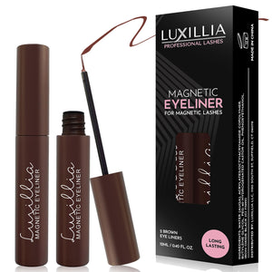 Luxillia delineador magnético duo marrón: fijación duradera y look natural.