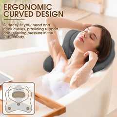 LuxStep almohada de baño se adapta a cualquier tina para relajación total.