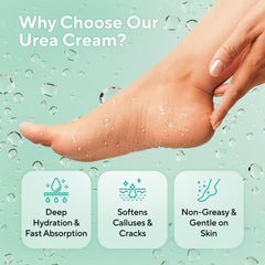 Lavinso Crema Urea 40% para Pies: aplicación rápida y suave.