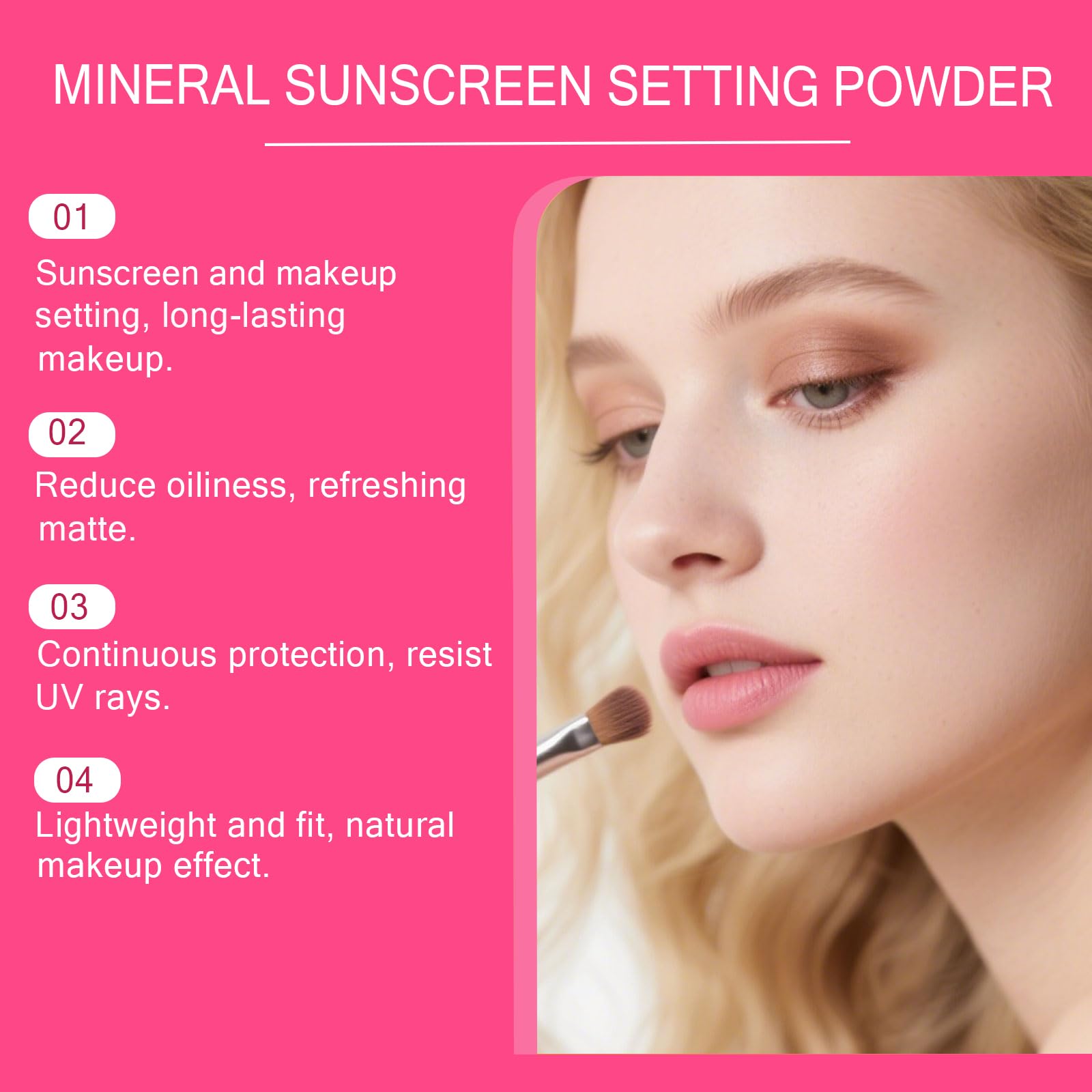 Lyjinbc Polvo fijador mineral para cabello y cuero cabelludo