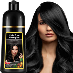 lymznus champú colorante negro instantáneo, aplicación en cabello seco, resultado rápido