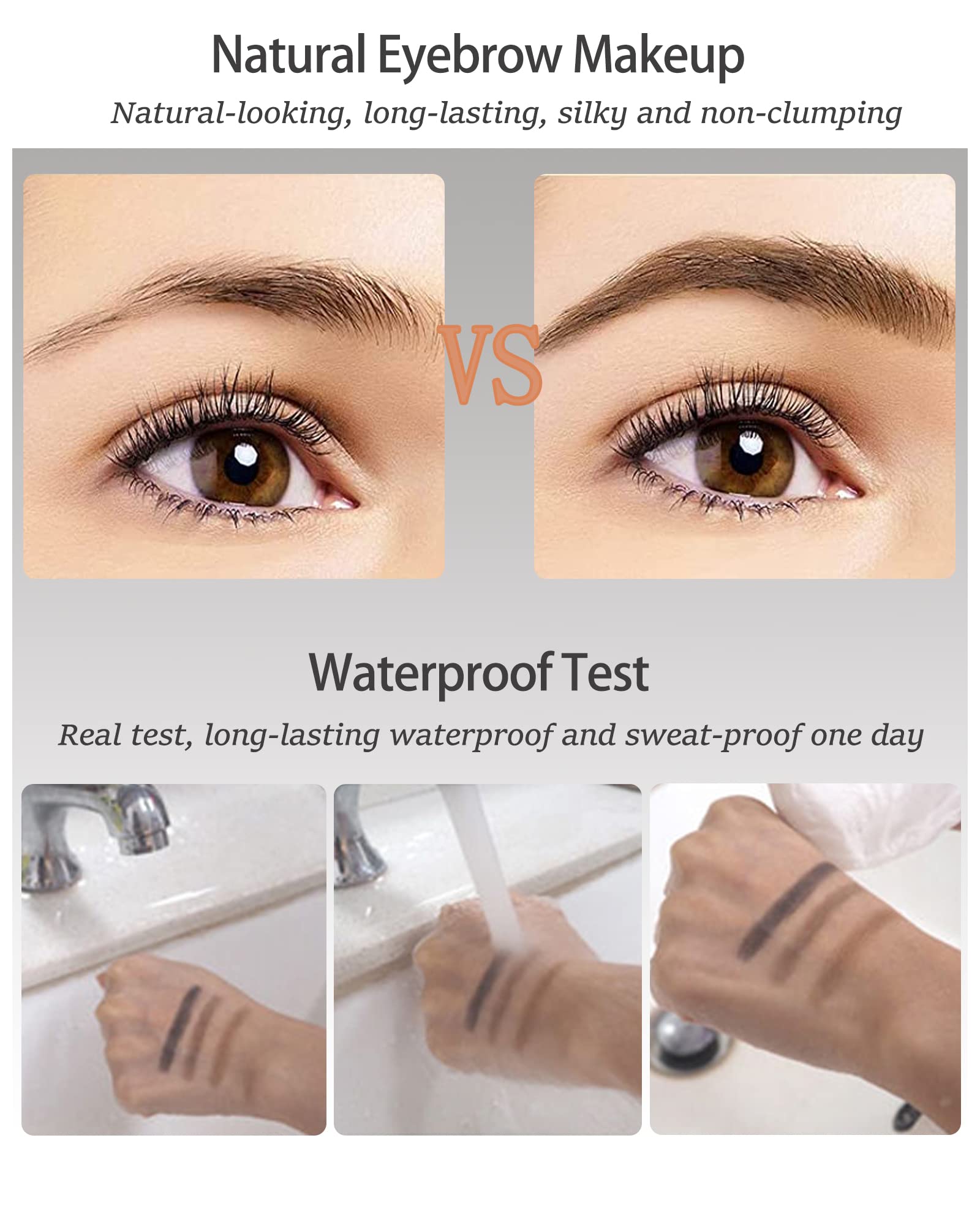 LYS defeu aplicación fácil cejas mate para un look natural y duradero