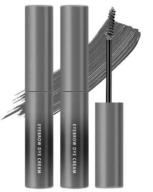 LYSdefeu gel cejas gris frío, dos piezas para un look natural todo el día
