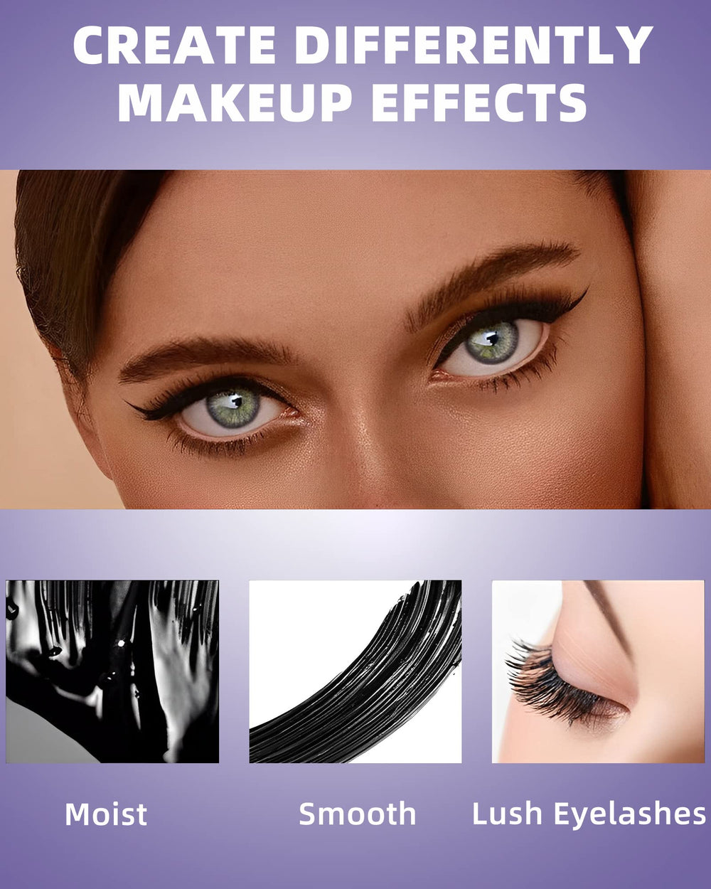 LYSdefeu Mascara 5D: sin grumos y fácil de retirar con desmaquillante suave.