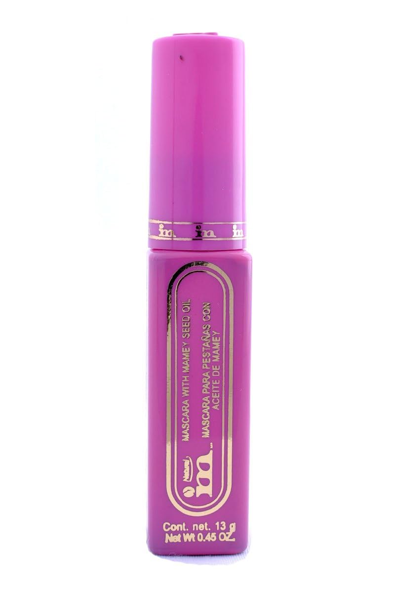 M NATURAL IM Mascara con Aceite de Mamey, envase elegante para definición.