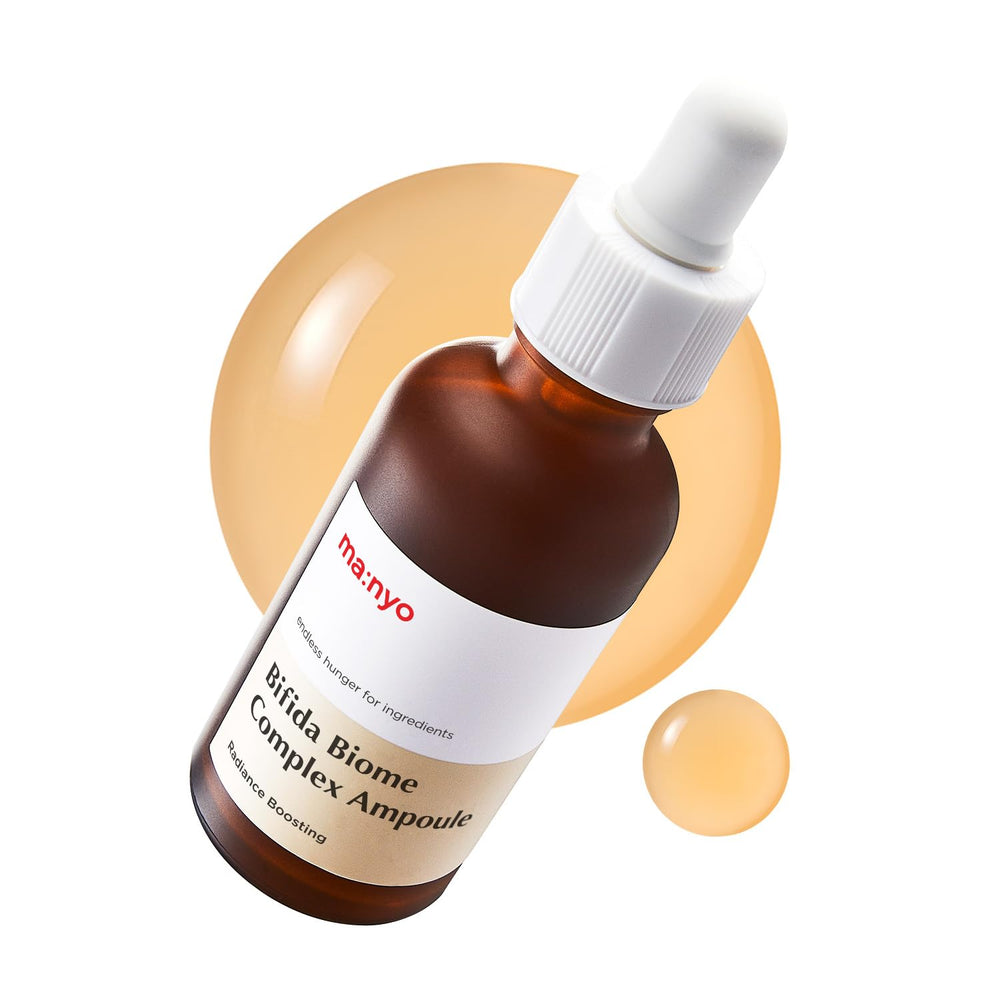ma:nyo bifida-biome serum bote-noche prepara un brillo saludable al despertar