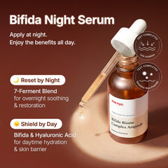 ma:nyo bifida-biome serum textura-ligera se absorbe rápido para piel suave