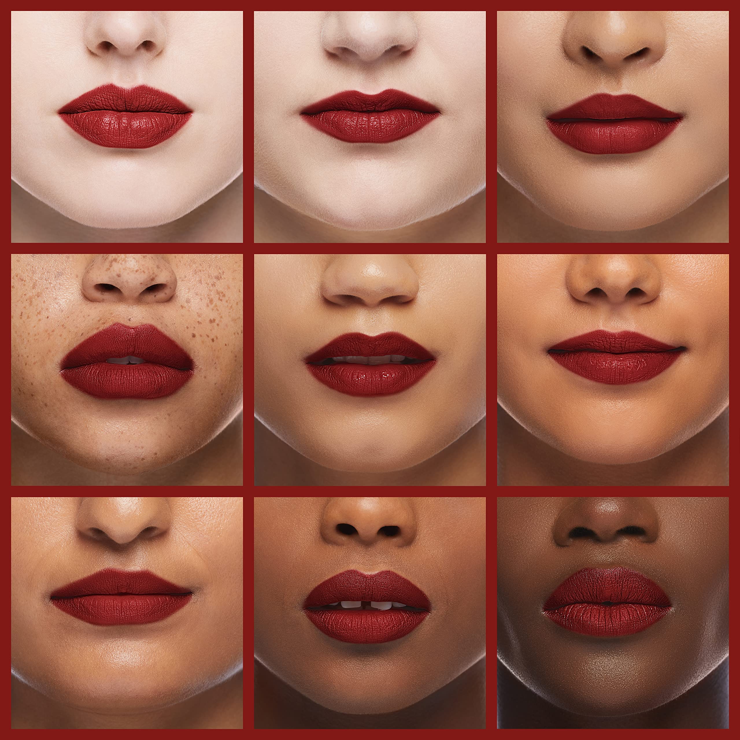 MAC 612 Rojo Ruso, pigmento alto para color duradero.