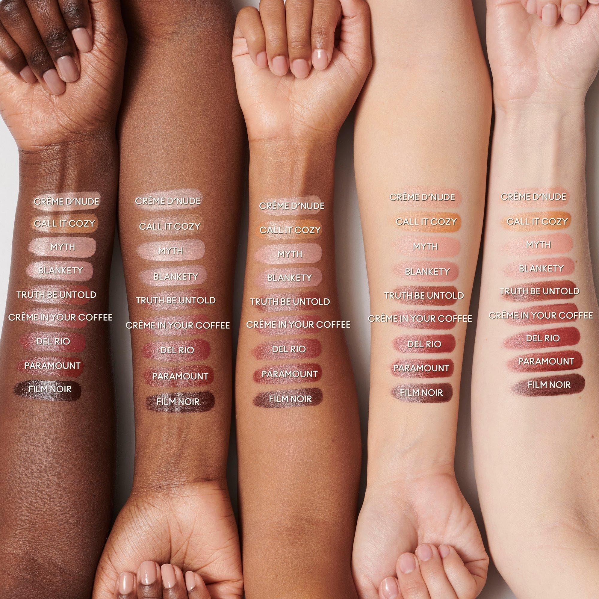 MAC Labial Satinado Blankety hidratación de ocho horas para labios cómodos.
