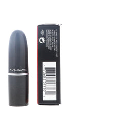 MAC Little Lipstick Ruby Woo lateral, color duradero para uso diario.