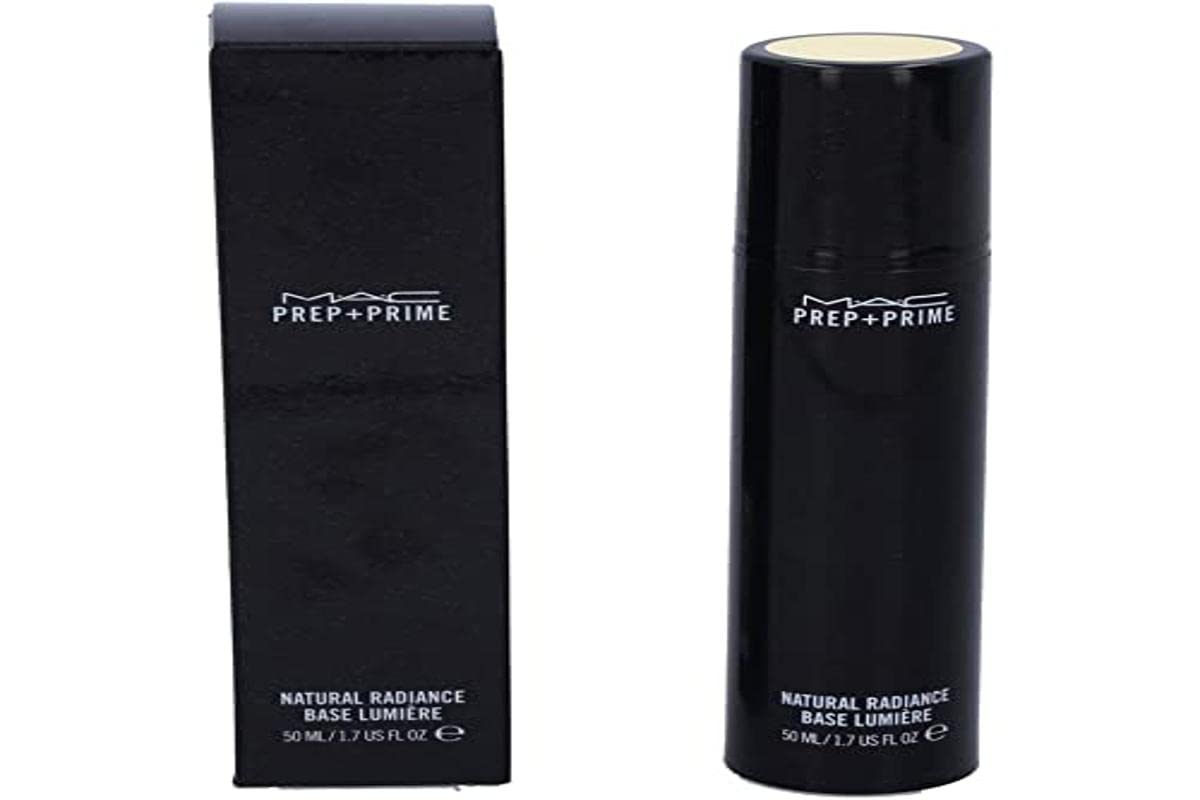 MAC Prep + Prime Natural Radiance Radiant Yellow, bote; mejora la luminosidad natural de la piel.