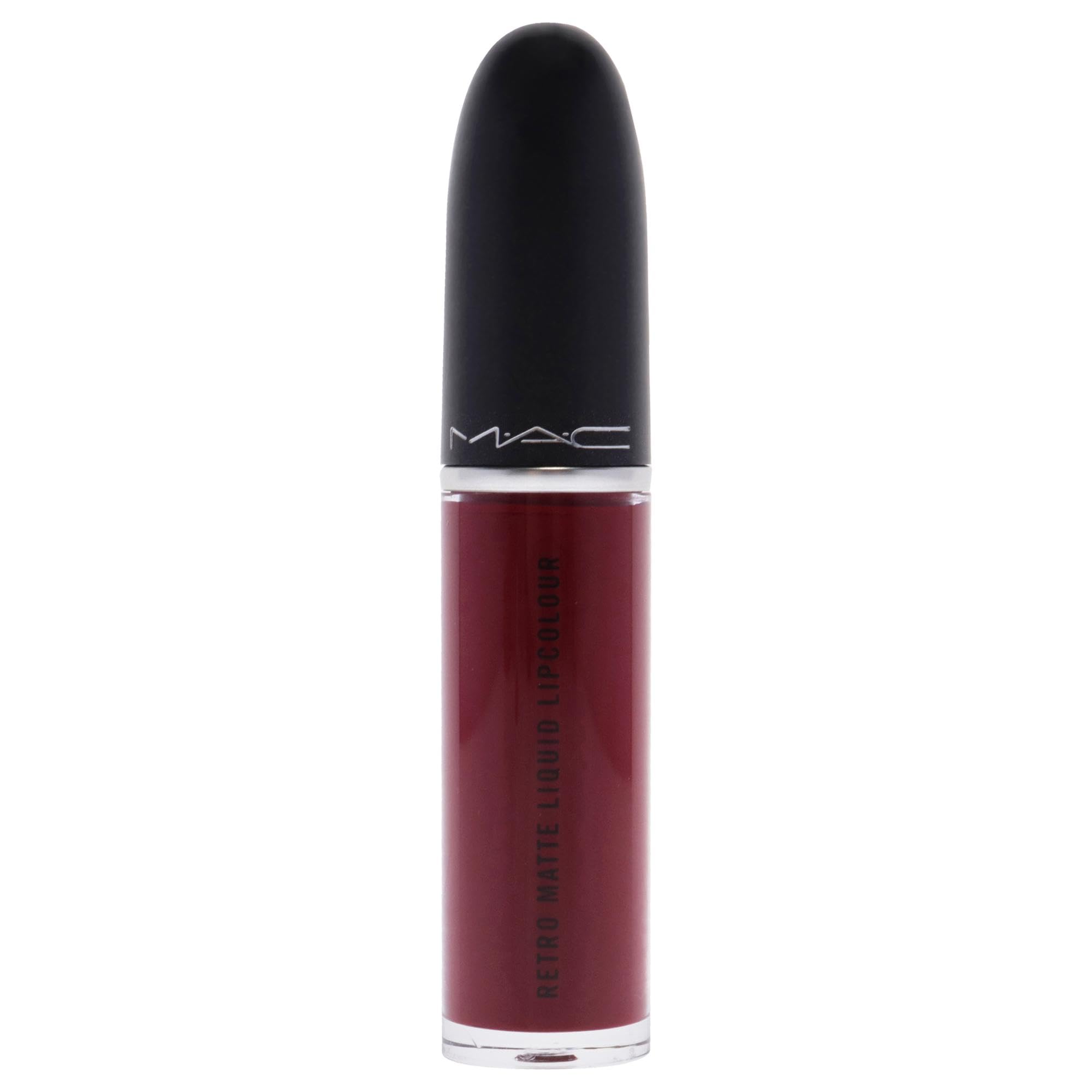 MAC Retro Matte Labial Líquido Baila Conmigo, aplicador preciso.