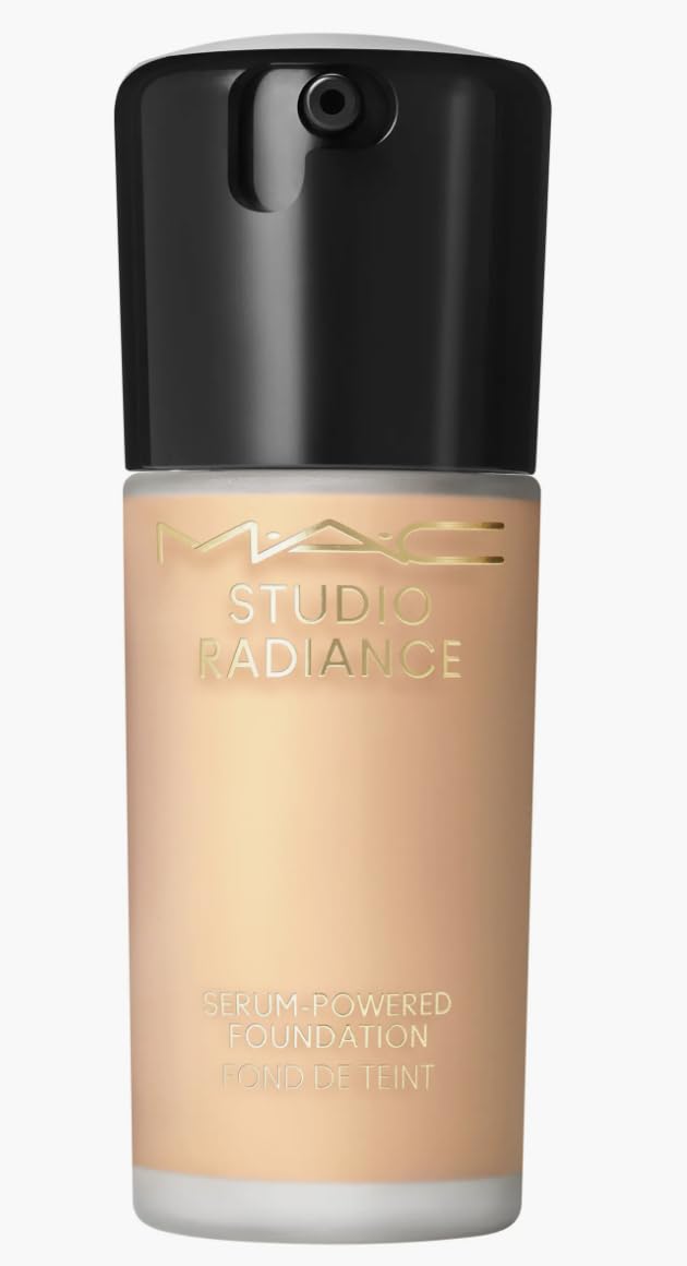 MAC Studio Radiance Serum, botella, hidratación intensa para piel radiante.