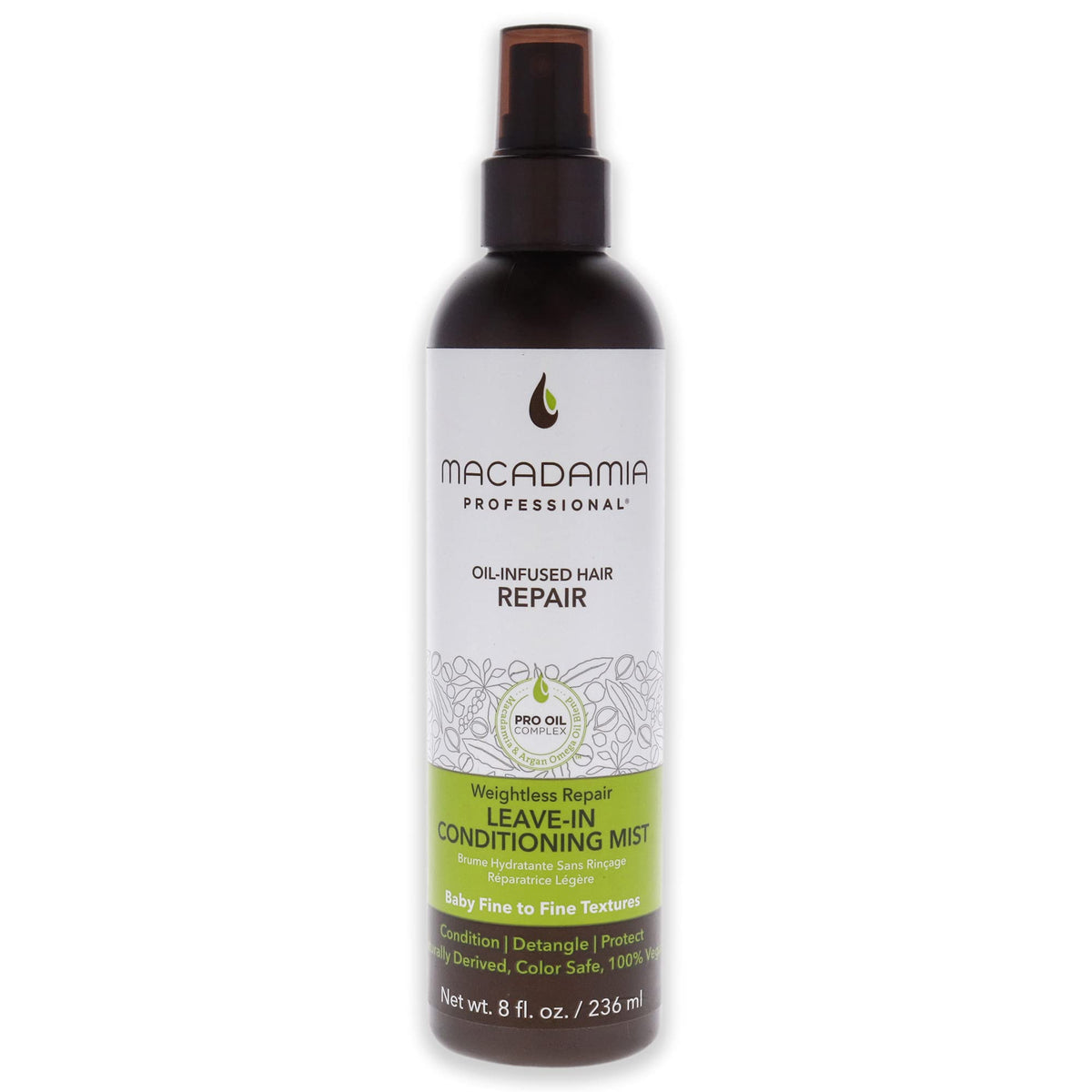 Macadamia Professional Bruma reparadora para cabello más fuerte.