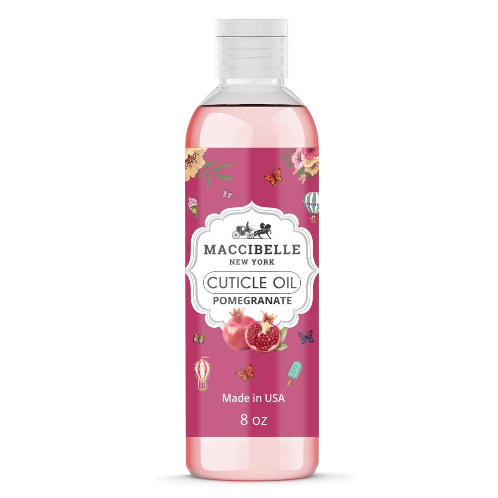 Maccibelle bote aceite-cutícula granada: hidrata y suaviza cutículas secas.