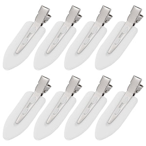 MADHOLLY clip pelo sin pliegues blanco, ideal para flequillo y peinado prolongado.