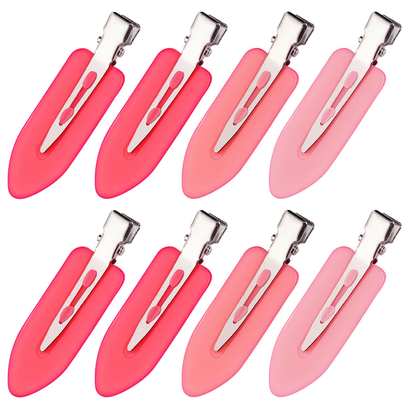 Pinza MADHOLLY sin dobleces para cabello, acabado gradiente rosa para uso diario