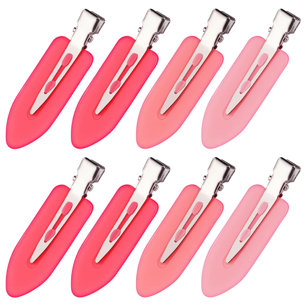 Pinza MADHOLLY sin dobleces para cabello, acabado gradiente rosa para uso diario