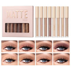 MAEPEOR sombra líquida mate en 8 colores nude para look natural diario