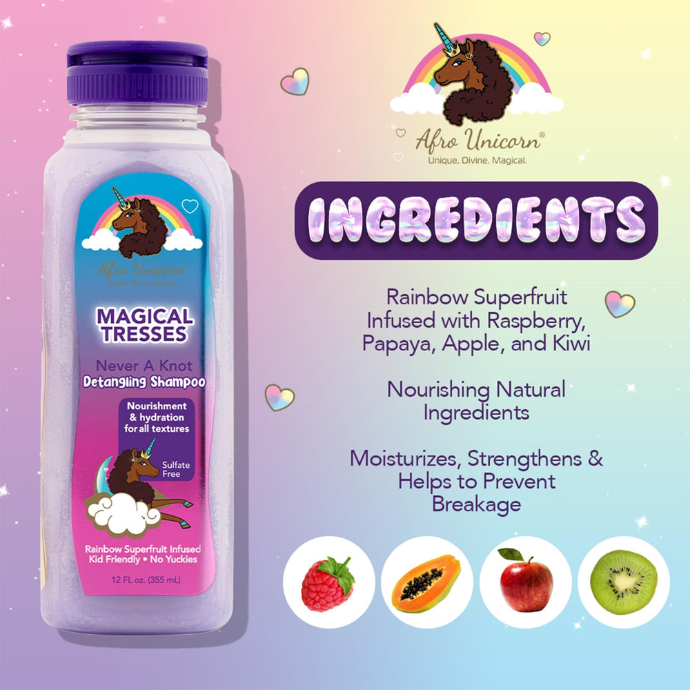 Magical Tresses Afro Unicorn champú espuma para lavar rizos