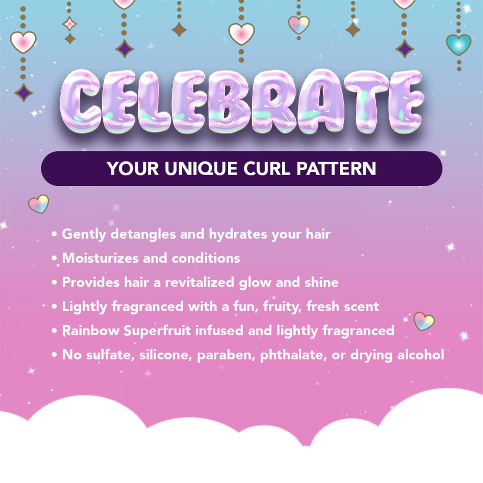 Magical Tresses Afro Unicorn rizos definidos con brillo natural