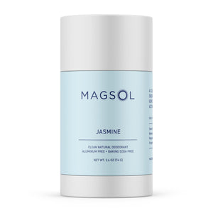 MagSol Organics desodorante de magnesio Jazmín: envase cómodo para uso diario.