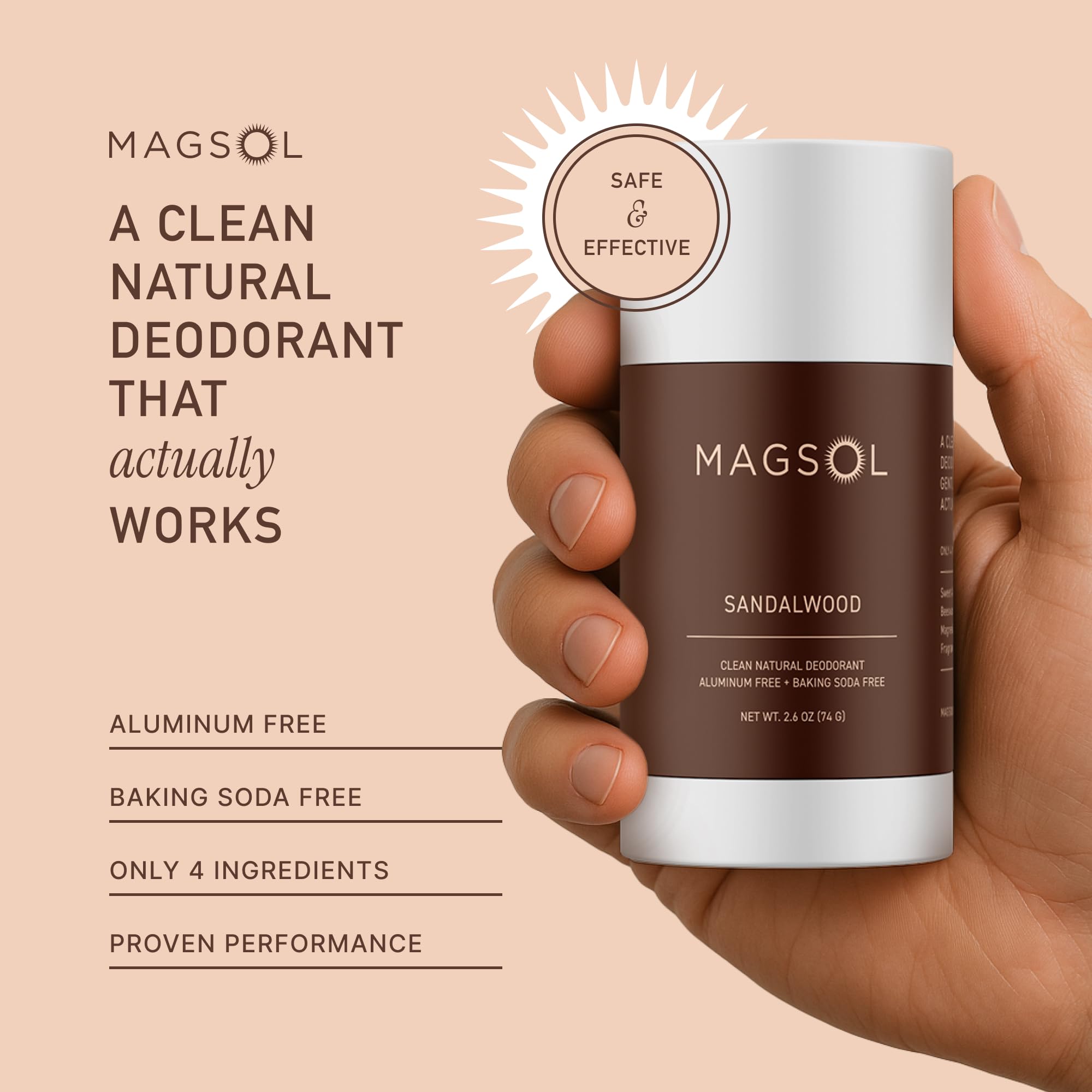 MagSol Organics ingrediente clave: óxido de magnesio para control de humedad.