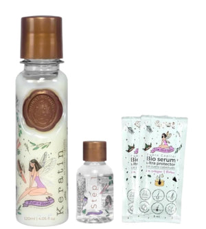 Maike Amour Rituales Botanico, botella 120 ml, brillo inmediato para el cabello.