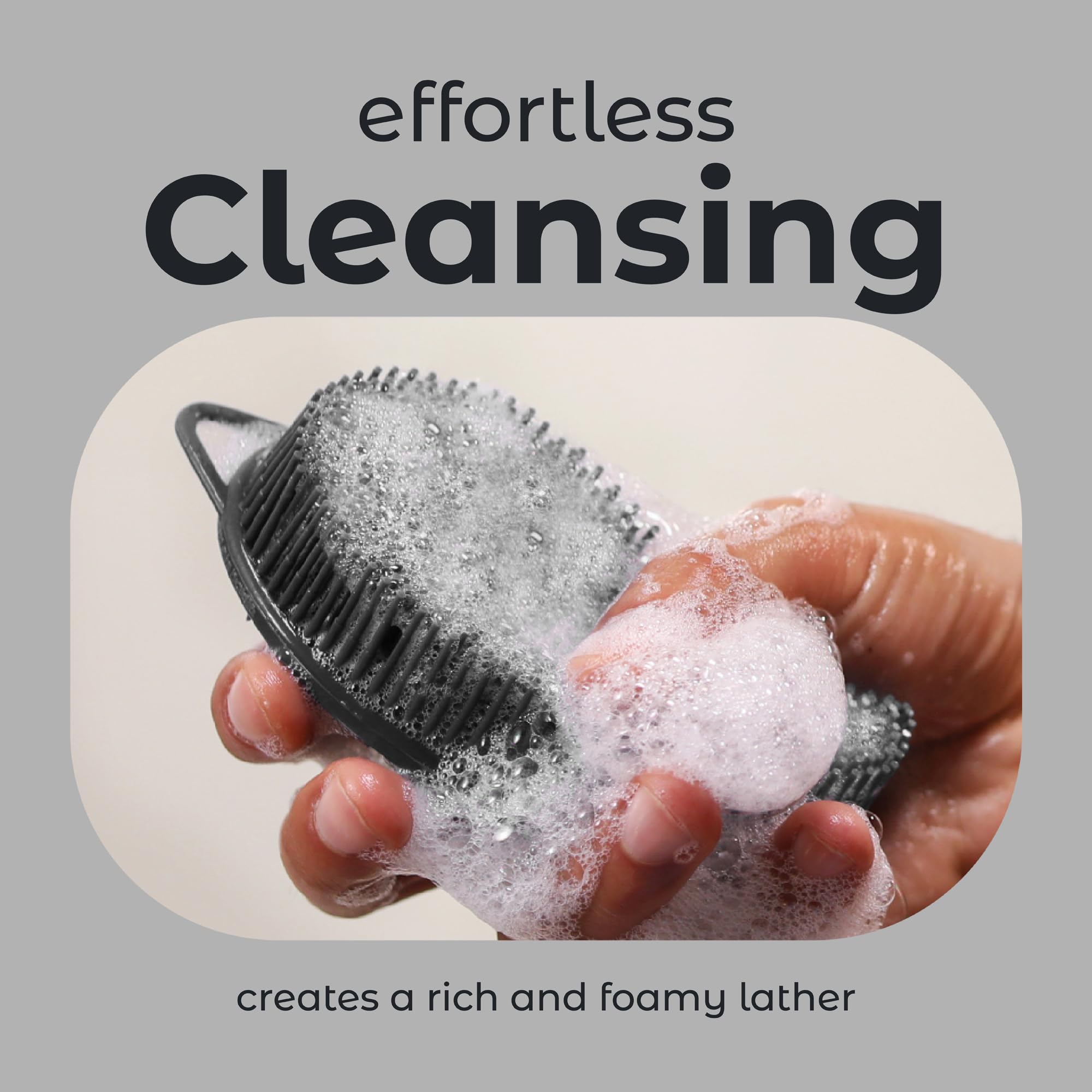 MainBasics borlas exfoliantes proporcionan limpieza eficaz sin irritar la piel.
