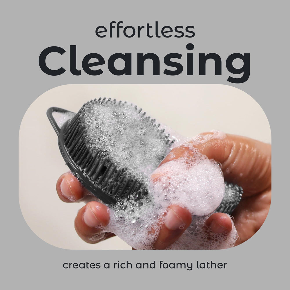 MainBasics borlas exfoliantes proporcionan limpieza eficaz sin irritar la piel.