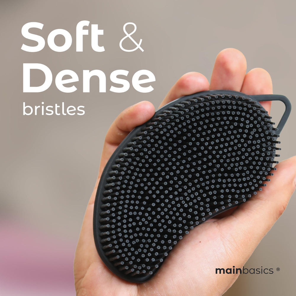 MainBasics nodos de masaje estimulan la circulación durante la ducha.
