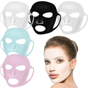 Maitys mascarilla de silicona 5 piezas coloridas para cuidado facial