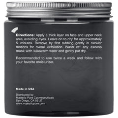 Majestic Pure Dead Sea Mud Mask, aroma suave a lavanda para un momento relajante.