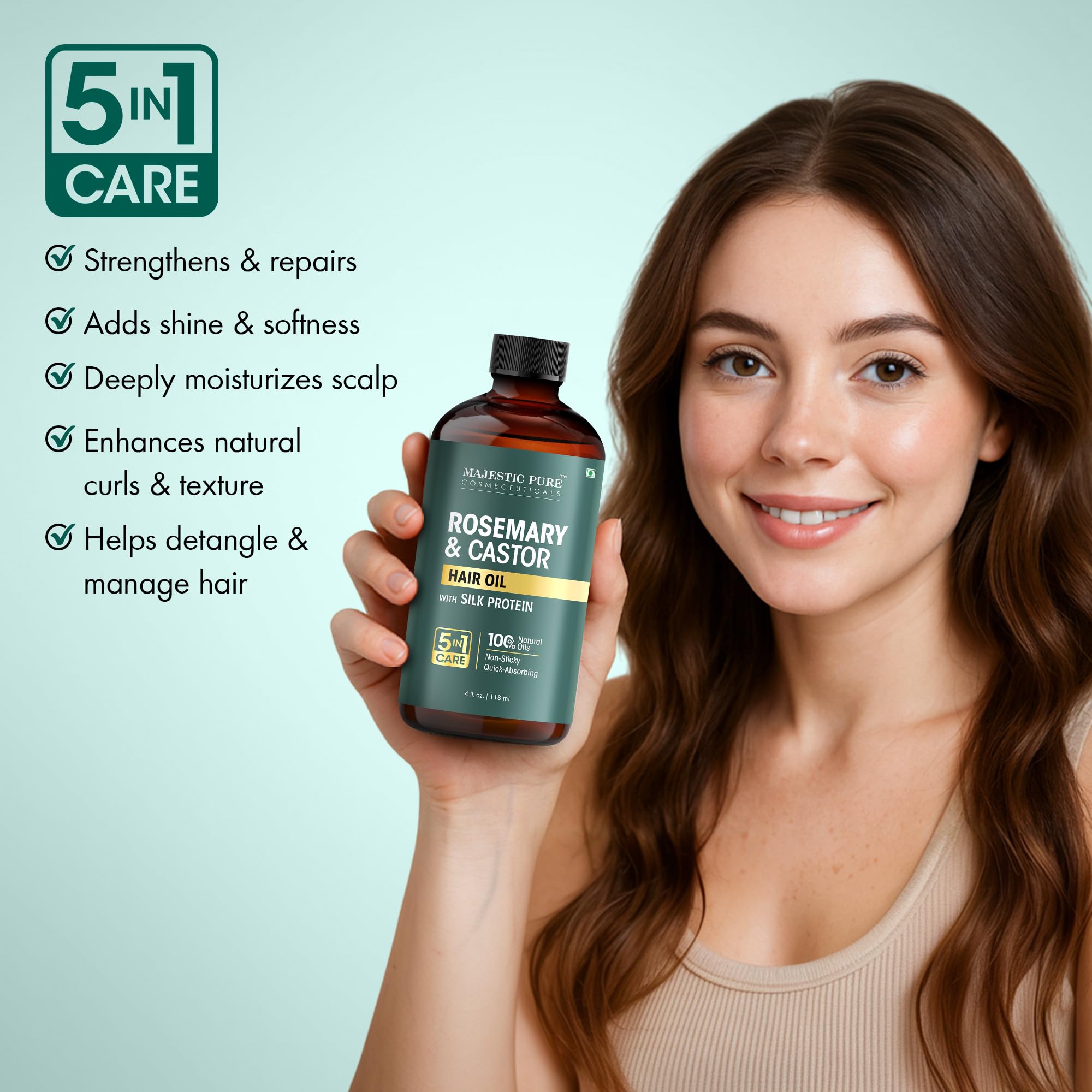 Majestic Pure Tratamiento para cabello, promueve nutrición y volumen.