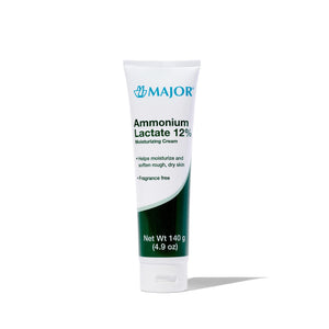 Major crema lactato de amonio 12, botella visible, hidratación suave para la piel.